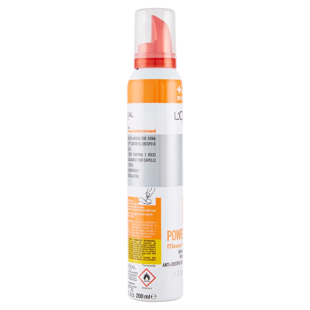 L'Oréal Paris Studio Line Power Ricci, Mousse capelli ricci, 200 ml